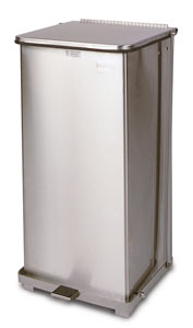 Trash Can, Step-Can, Stainless Steel,United Receptacle, Inc.